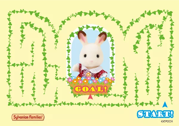 Sylvanian Families Chocolate Rabbit Girl Maze